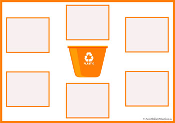 Garbage Recycle Bins Matching 3