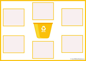 Garbage Recycle Bins Matching 5