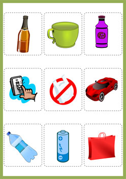 Recycling Sorting Mats 5, recycling printables children