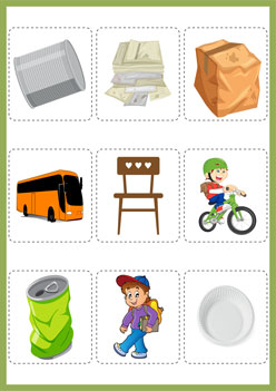Recycling Sorting Mats 6, recycling week