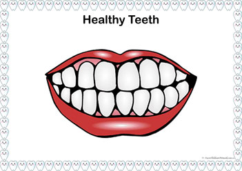 Teeth Cut Paste1, healthy teeth