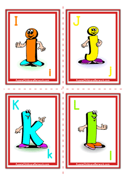 preschool flash cards