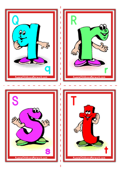 lowercase alphabet flashcards