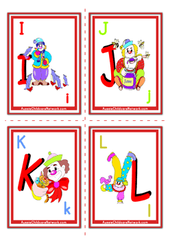 alphabet flash cards with pictures abc flashcards