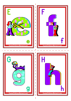 small letters flashcards