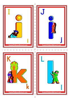 small alphabet flashcards