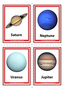saturn, neptune, uranus, jupiter planets flashcards solar system flashcards space planets flashcards