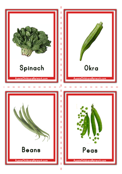 Vegetables Flashcards
