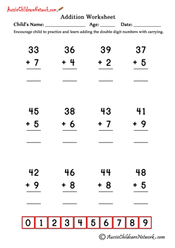 addition subtraction worksheets