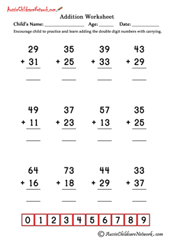 addition subtraction worksheet