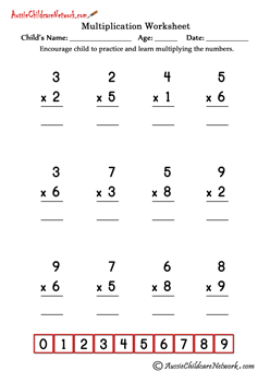 multiplication practice worksheets