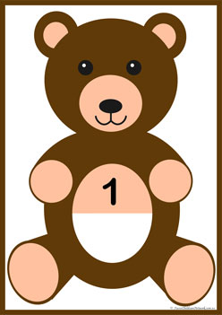 Teddy Dot Counting 1