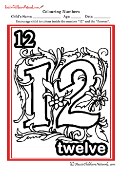 numbers coloring pictures for kids
