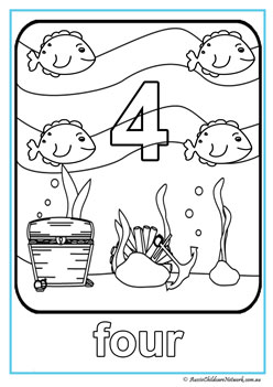 Ocean Number Colouring Four