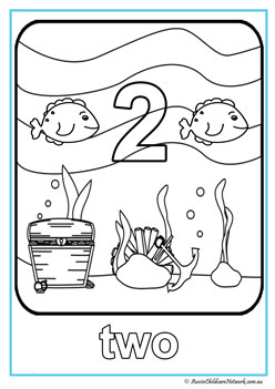 Ocean Number Colouring Two