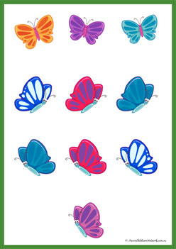 Butterfly Number Counting 11