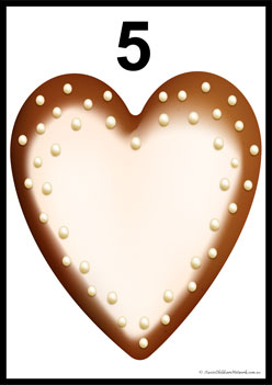 Counting Heart Biscuits 5