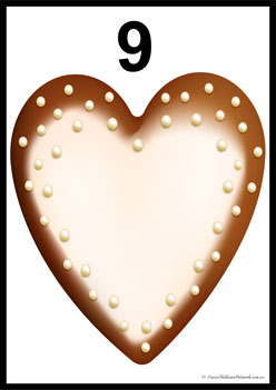 Counting Heart Biscuits 9