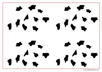 cow counting spots 1 to 10 playdough mats number recognition one to one correspondence preschool toddler children counting mats 