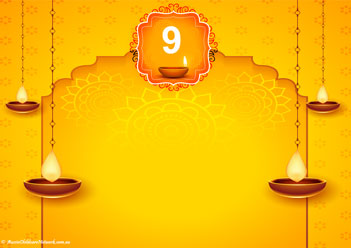 diwali theme counting worksheet number recognition counting 1 to 10