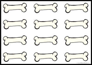 Dog Bone Number Matching 11