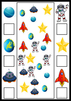 I Spy Counting Mats 8
