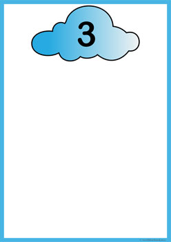 Raindrop Count Match 3, number counting worksheets