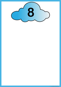 Raindrop Count Match 8, counting numbers