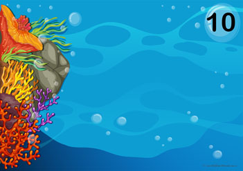 Sea Fish Number Counting 10