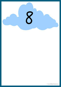 Kite And Cloud Number Matching 8