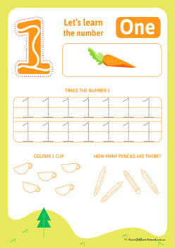 Lets Learn Number 1