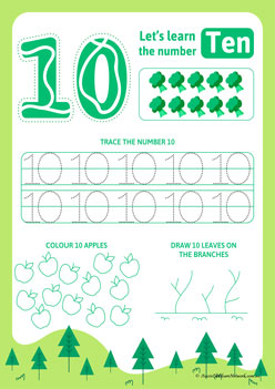 Lets Learn Number 10