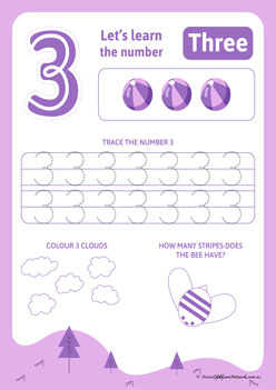 Lets Learn Number 3