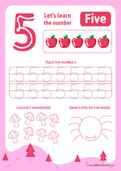 Lets Learn Number 5