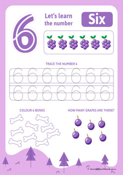 Lets Learn Number 6