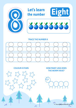 Lets Learn Number 8