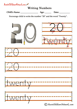 write numbers in words Twenty 20