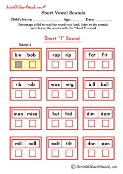 short vowel activities teaching short vowel sounds