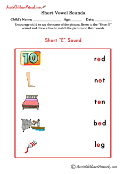 short vowel words