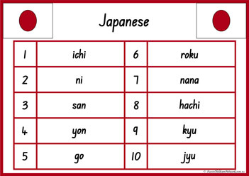 1 To 10 Japanese
