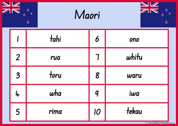 1 To 10 Maori