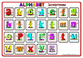 alphabet charts