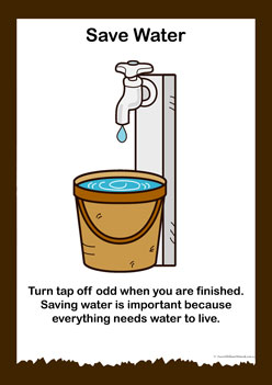 Caring For The Environment Posters 3, save water posters