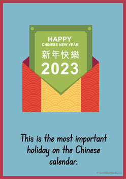 Chinese New Year Info Posters Blue 3