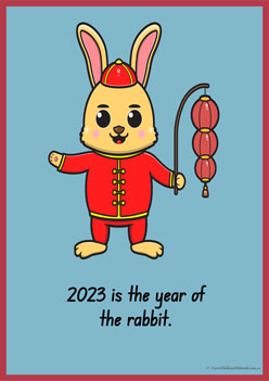 Chinese New Year Info Posters Blue 5