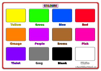Printable Colours Posters