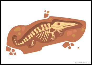 Dinosaur Fossil Poster 11