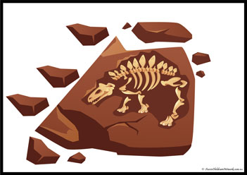 Dinosaur Fossil Poster 4