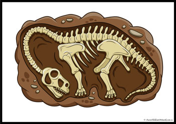 Dinosaur Fossil Poster 7