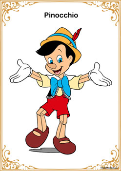Pinocchio, display posters, fairytale theme posters, fairytale worksheets for children